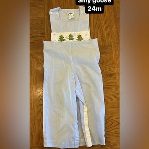 Christmas Tree Long All Smocked